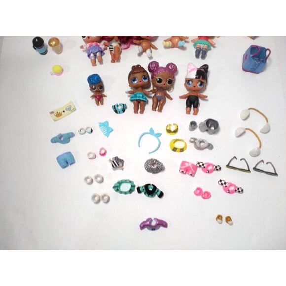 LOL Surprise Doll Lot Of 8 MGA ENTERTAINMENT 3 inch Dolls & Accessories - Picture 4 of 5